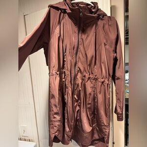 Athleta rain coat in large. Like new
